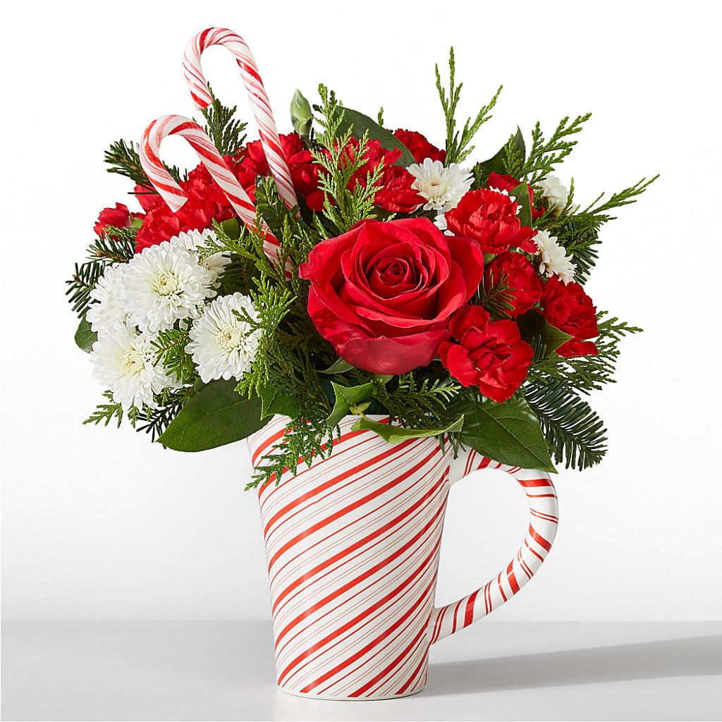 Peppermint Swirl Mug – Allure Floral Boutique, Wickliffe OH