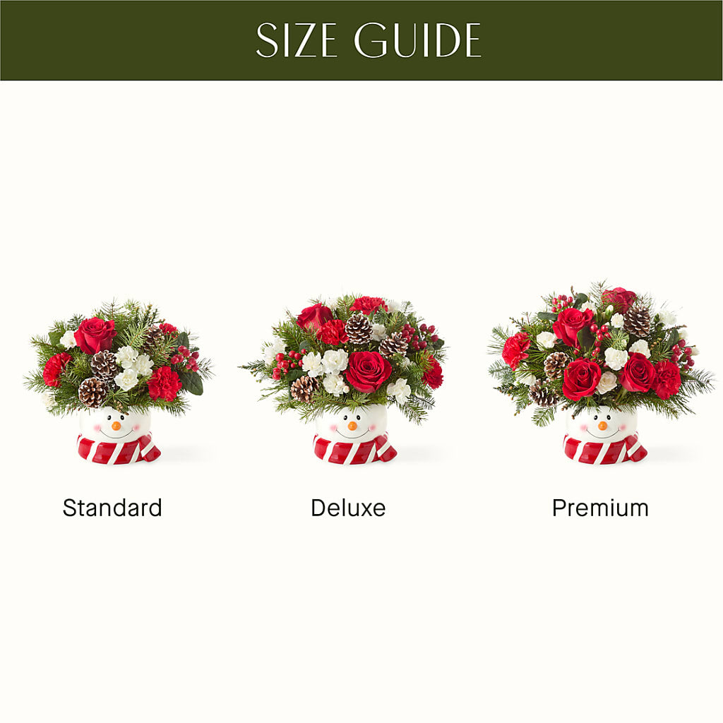 Jolly Snowman Bouquet – Allure Floral Boutique, Wickliffe OH