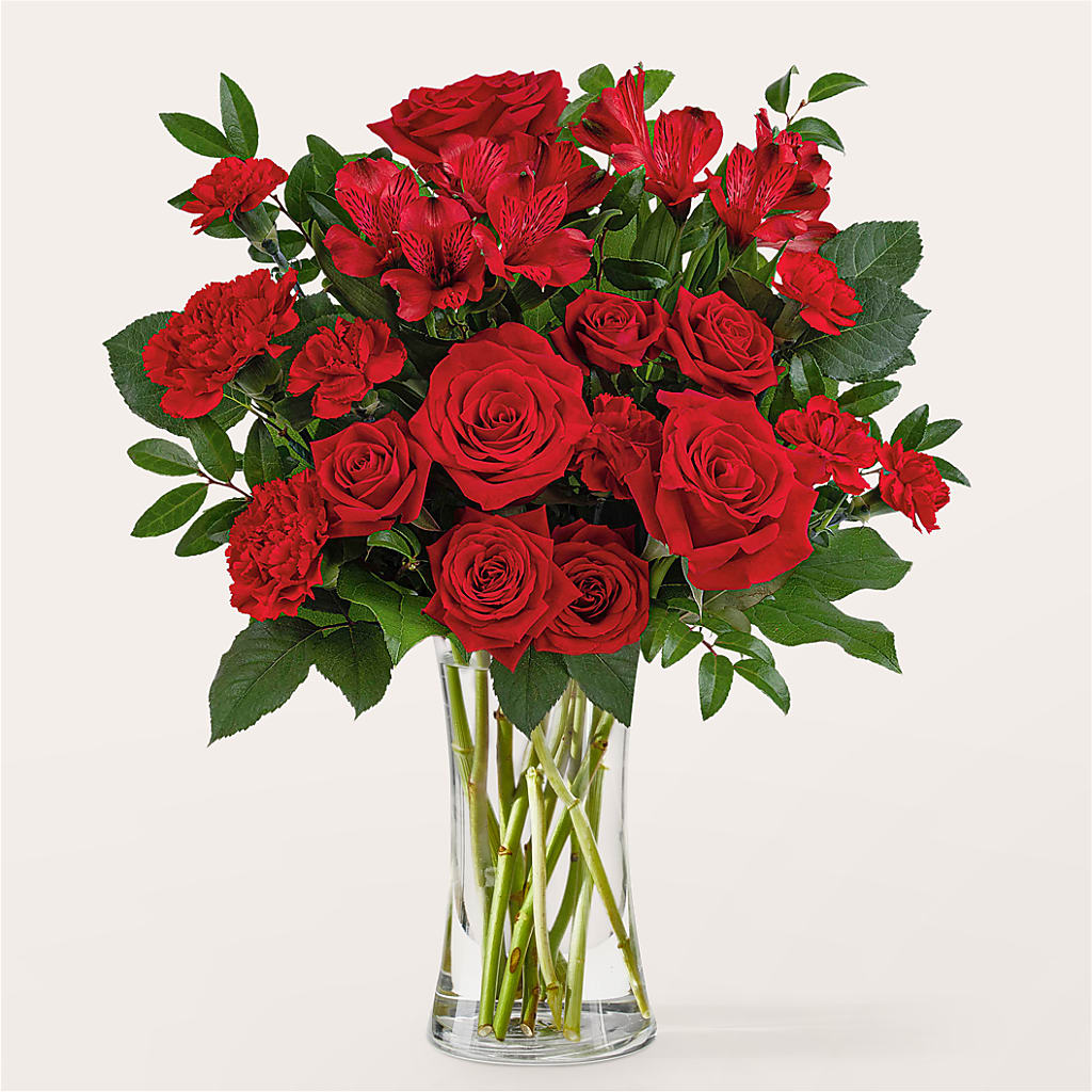 Brilliant Ruby Bouquet – Allure Floral Boutique, Wickliffe OH
