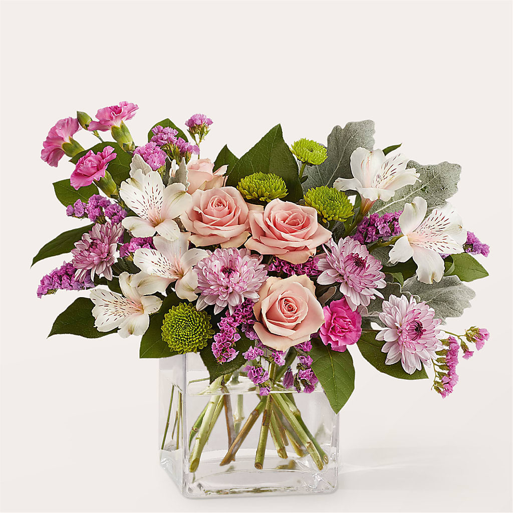 Pink Suede Bouquet – Allure Floral Boutique, Wickliffe OH