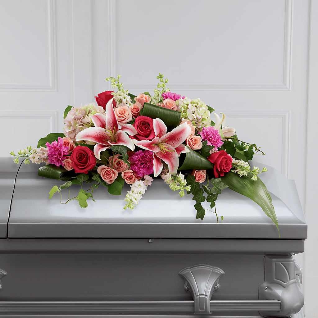 Splendid Grace Casket Spray – Allure Floral Boutique, Wickliffe OH