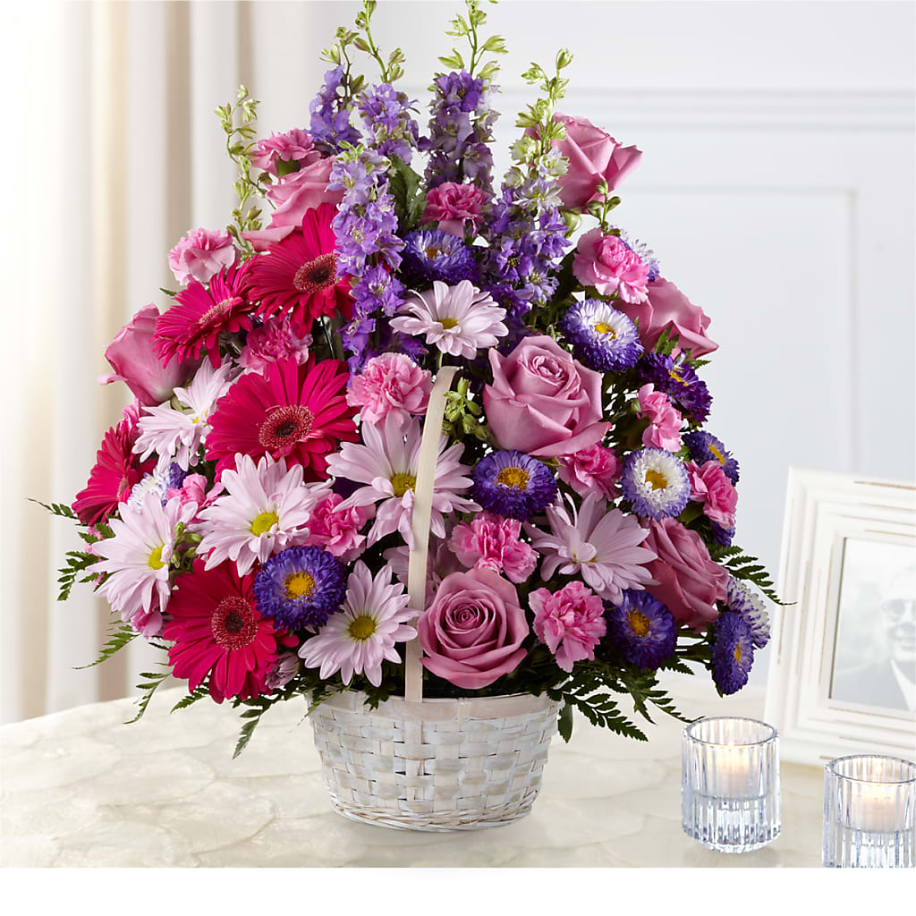 Pastel Peace Basket – Allure Floral Boutique, Wickliffe OH