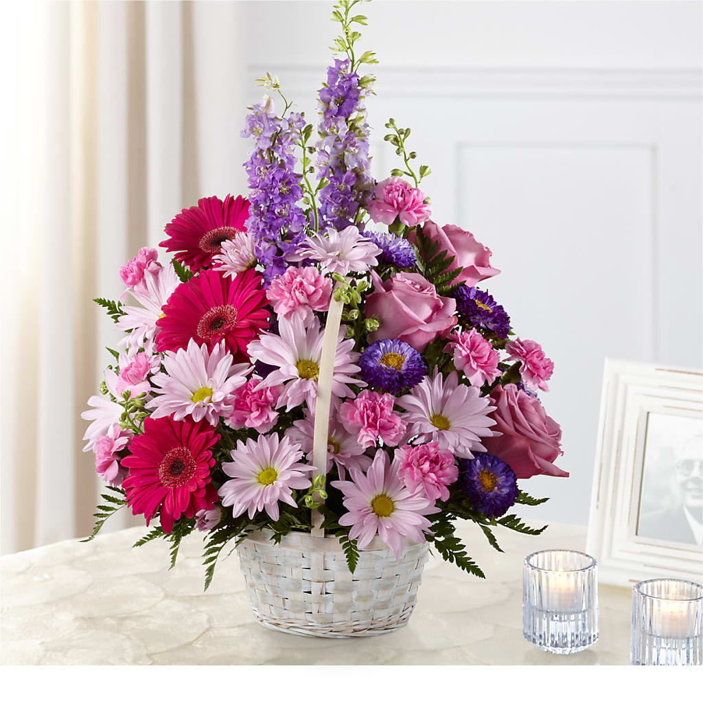 Pastel Peace Basket – Allure Floral Boutique, Wickliffe OH