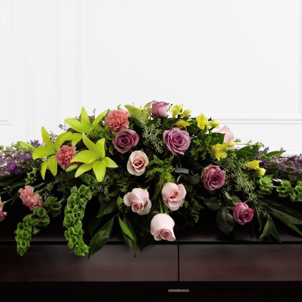 Forever Beloved Casket Spray – Allure Floral Boutique, Wickliffe OH