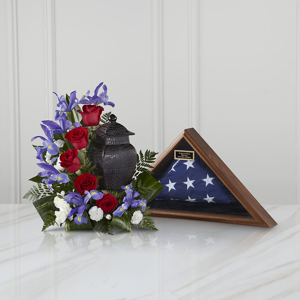 Patriotic Tribute Arrangement – Allure Floral Boutique, Wickliffe OH