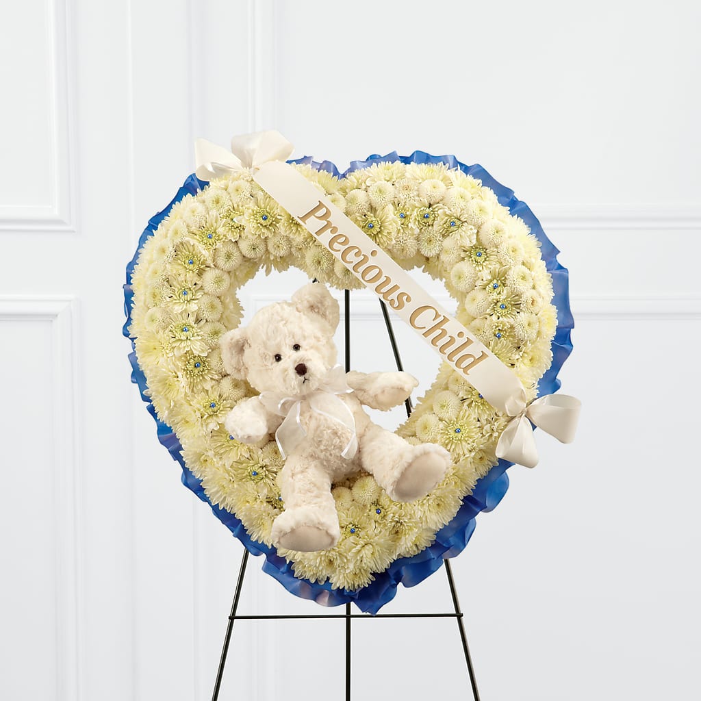 Precious Child Standing Heart – Allure Floral Boutique, Wickliffe OH