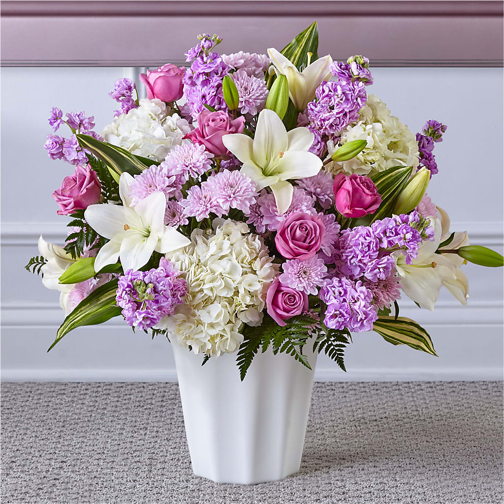 Heaven Sent Floor Basket – Allure Floral Boutique, Wickliffe OH