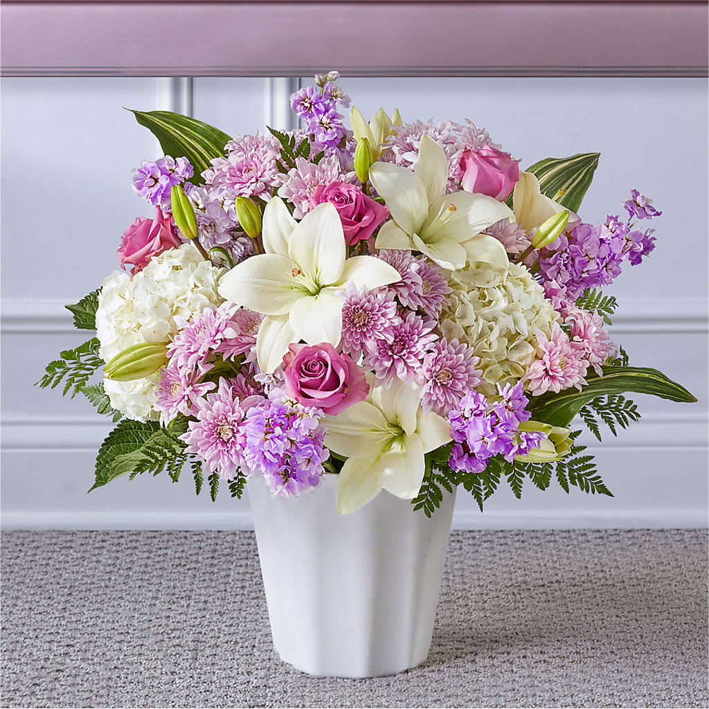 Heaven Sent Floor Basket – Allure Floral Boutique, Wickliffe OH