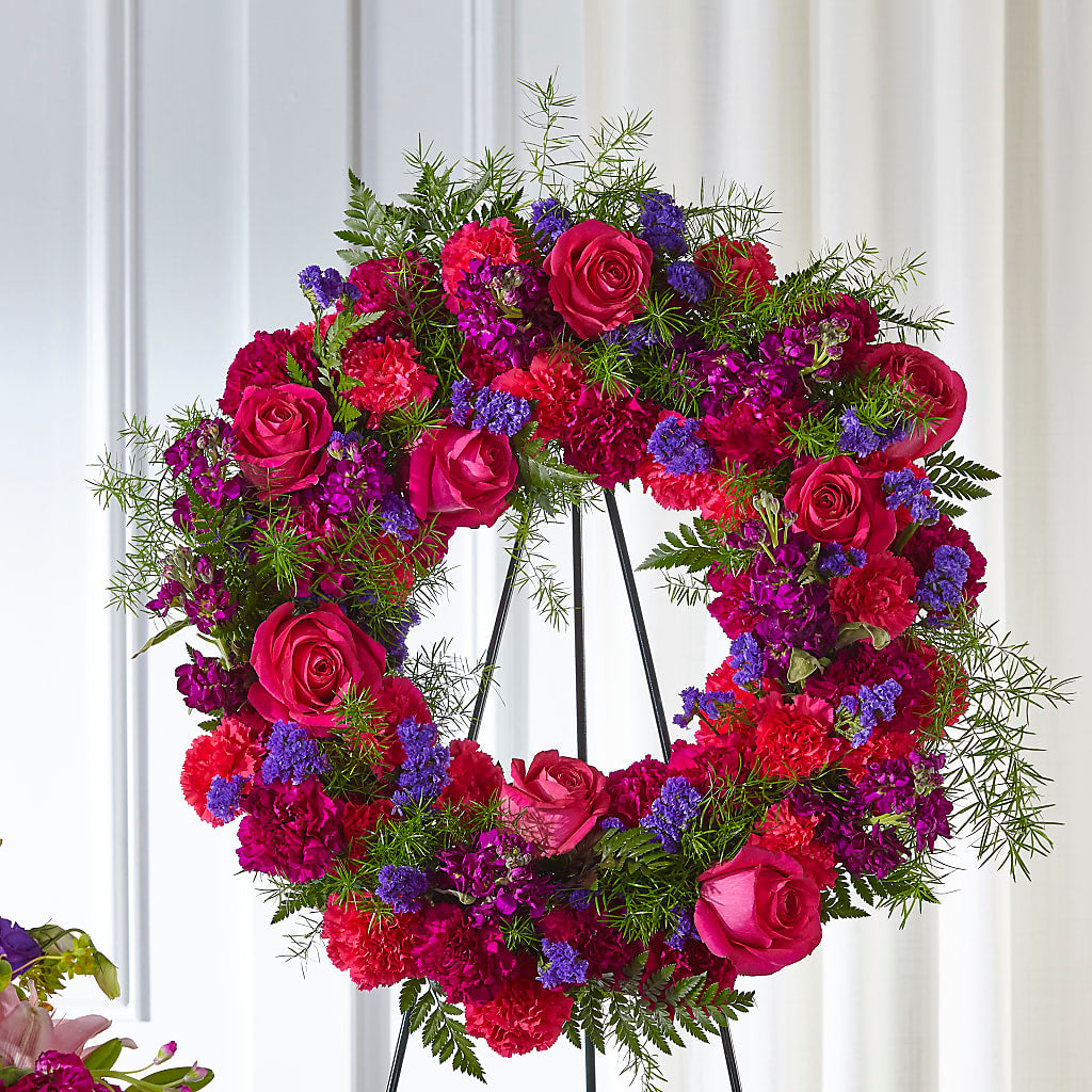 Calming Colors Wreath – Allure Floral Boutique, Wickliffe OH