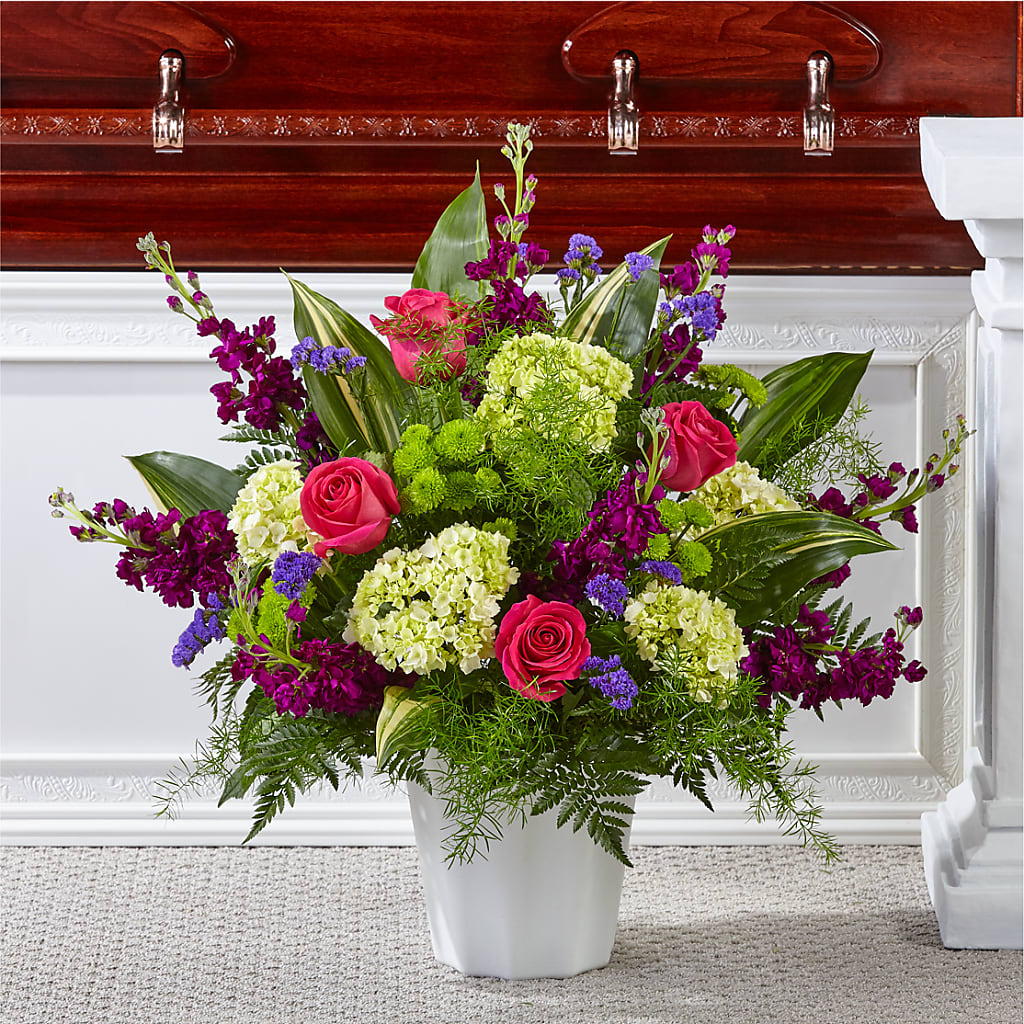 Beautiful Horizons Floor Basket – Allure Floral Boutique, Wickliffe OH