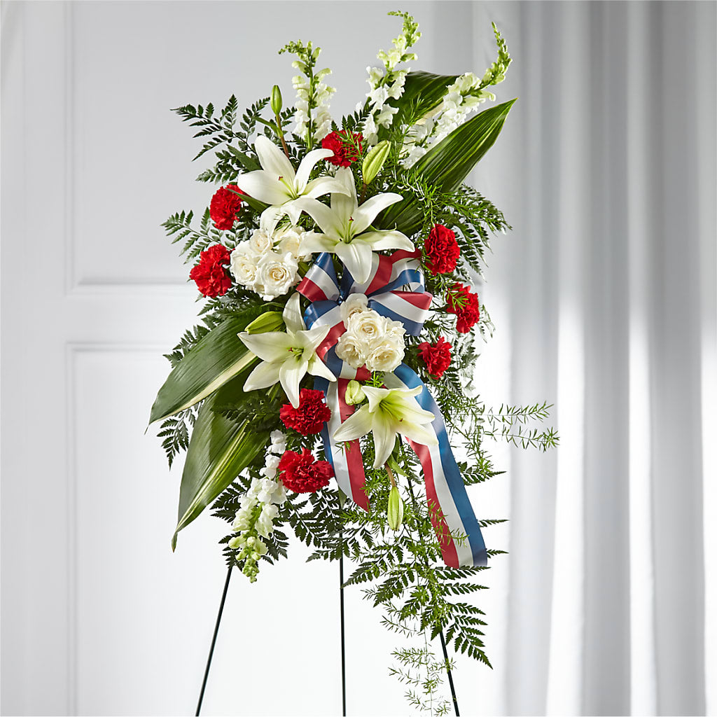 Stars of Life Standing Spray – Allure Floral Boutique, Wickliffe OH