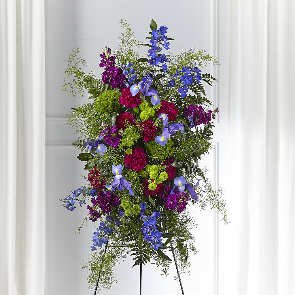 Heavenly Skies Standing Spray – Allure Floral Boutique, Wickliffe OH
