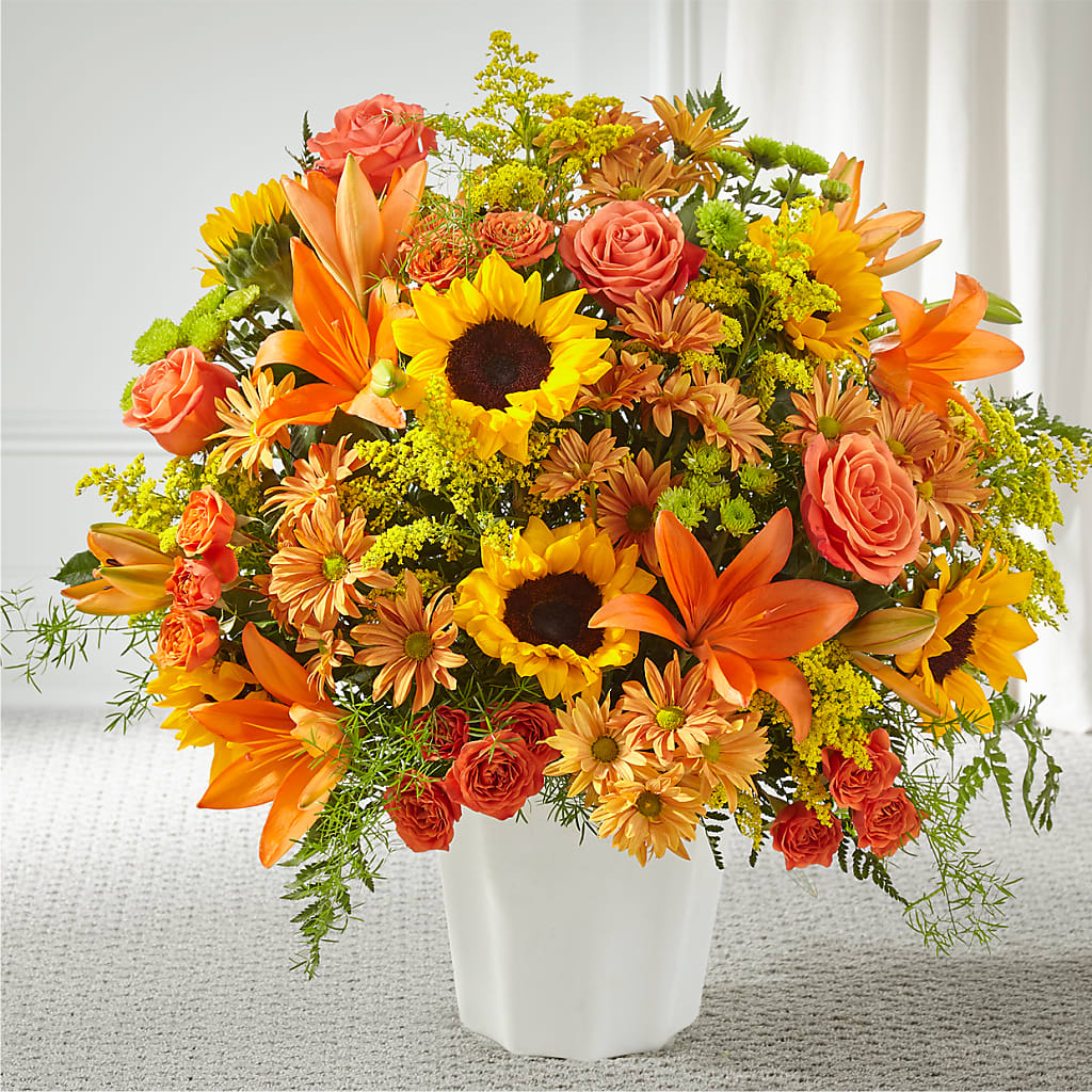 Harvest Thoughts Floor Basket – Allure Floral Boutique, Wickliffe OH