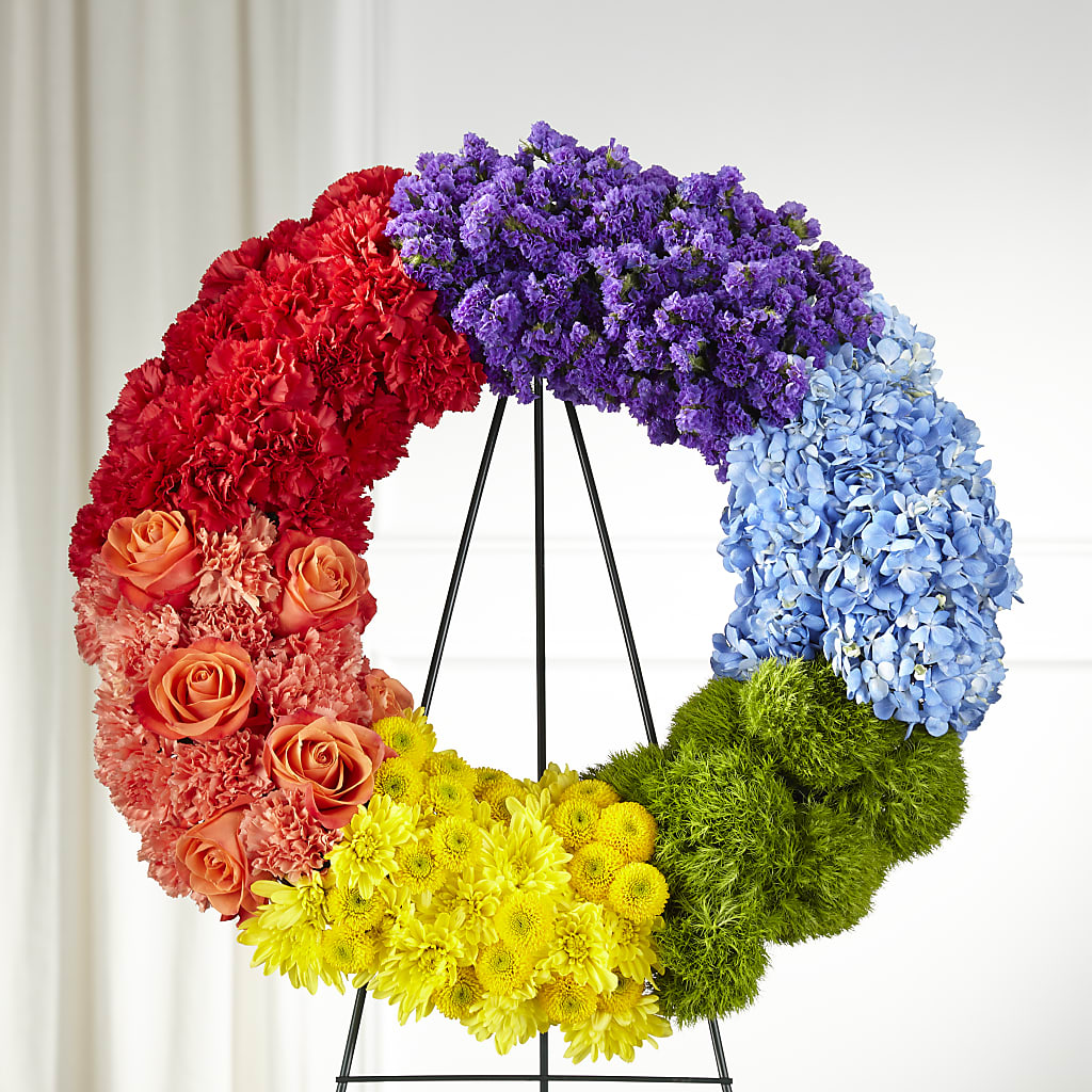Circle of Love Wreath – Allure Floral Boutique, Wickliffe OH