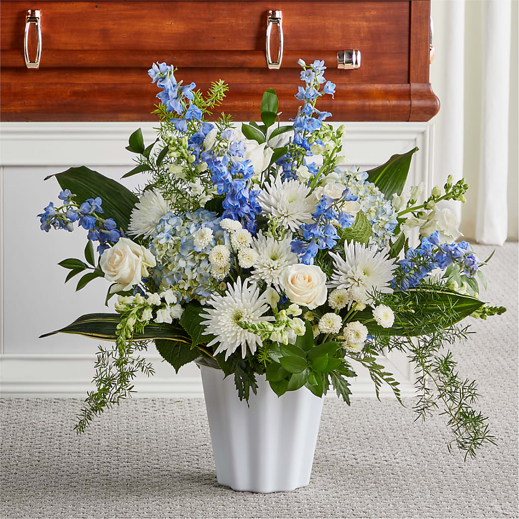 Everlasting Memories Floor Basket – Allure Floral Boutique, Wickliffe OH