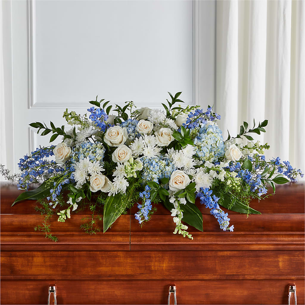 Timeless Essence Casket Spray – Allure Floral Boutique, Wickliffe OH