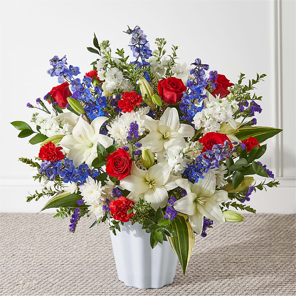 Consoled Floor Basket – Allure Floral Boutique, Wickliffe OH