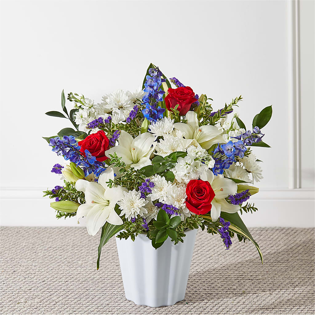 Consoled Floor Basket – Allure Floral Boutique, Wickliffe OH