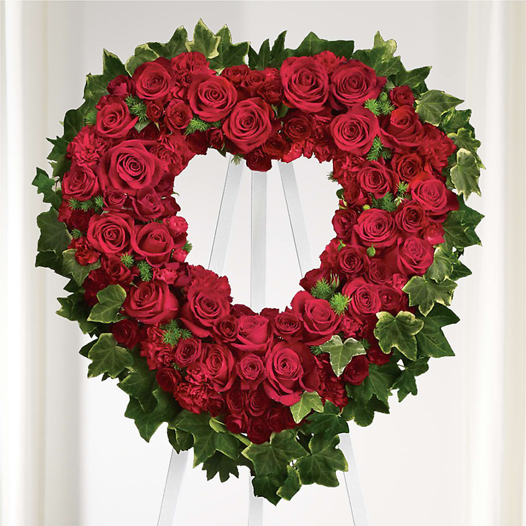 Wholehearted Standing Spray – Allure Floral Boutique, Wickliffe OH