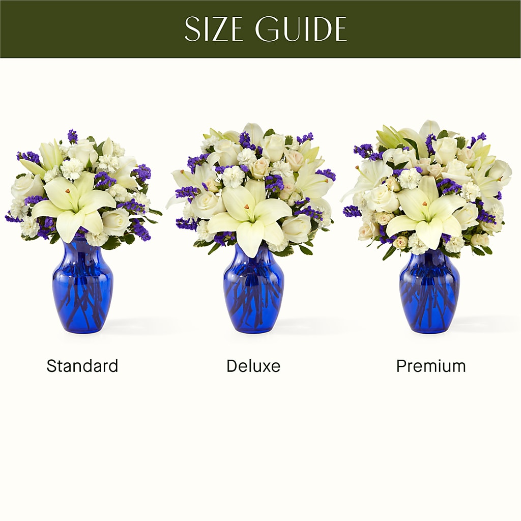 Sapphire Rush Bouquet – Allure Floral Boutique, Wickliffe OH