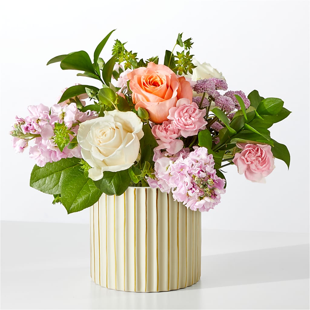 French Market Bouquet with Ivory Vase – Allure Floral Boutique, Wickliffe OH