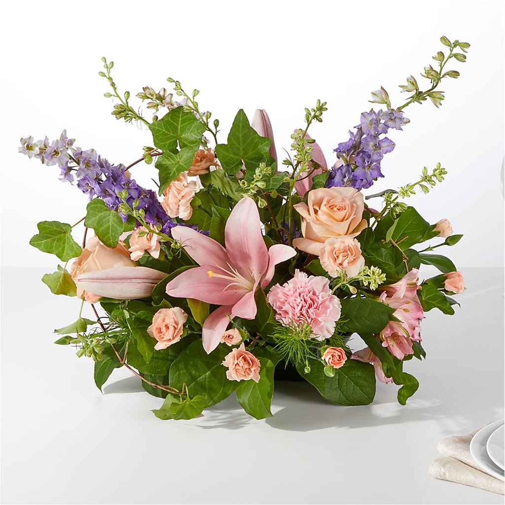 Blossom Time Centerpiece – Allure Floral Boutique, Wickliffe OH