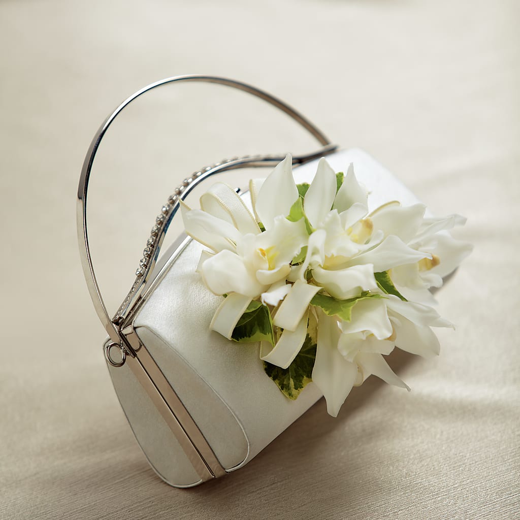 White Purse Decor – Allure Floral Boutique, Wickliffe OH