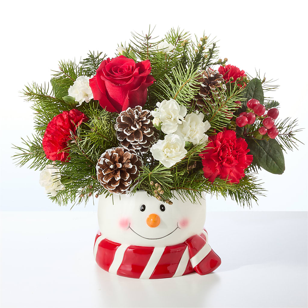 Jolly Snowman Bouquet –  Allure Floral Boutique, Wickliffe OH