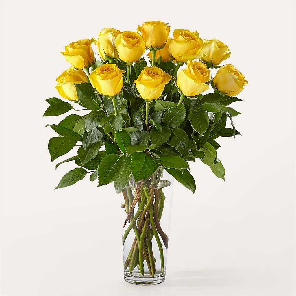 Long Stem Yellow Rose Bouquet –  Allure Floral Boutique, Wickliffe OH