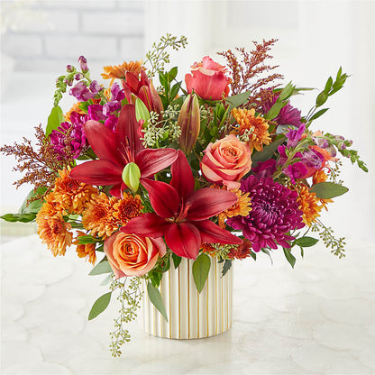 Burgundy Landscape Bouquet –  Allure Floral Boutique, Wickliffe OH