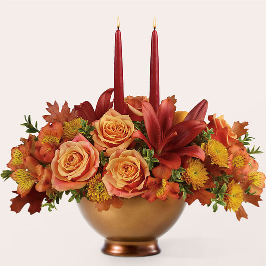 Harvest Table Centerpiece –  Allure Floral Boutique, Wickliffe OH