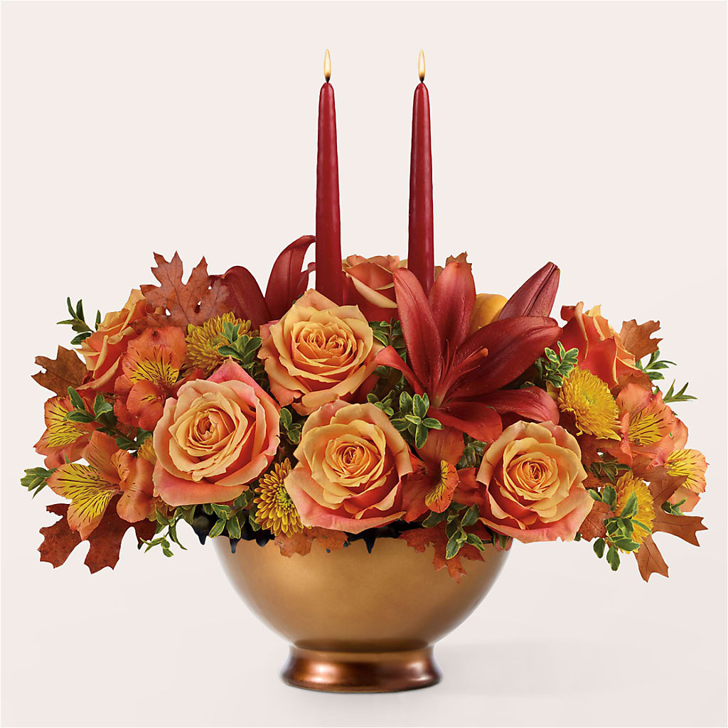 Harvest Table Centerpiece –  Allure Floral Boutique, Wickliffe OH