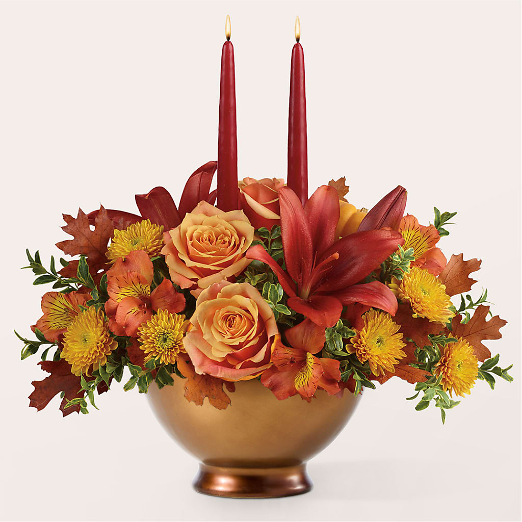 Harvest Table Centerpiece –  Allure Floral Boutique, Wickliffe OH
