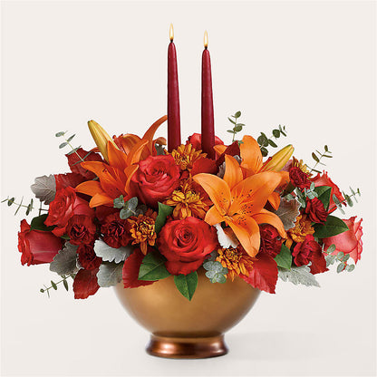 Fruits of Fall Centerpiece –  Allure Floral Boutique, Wickliffe OH