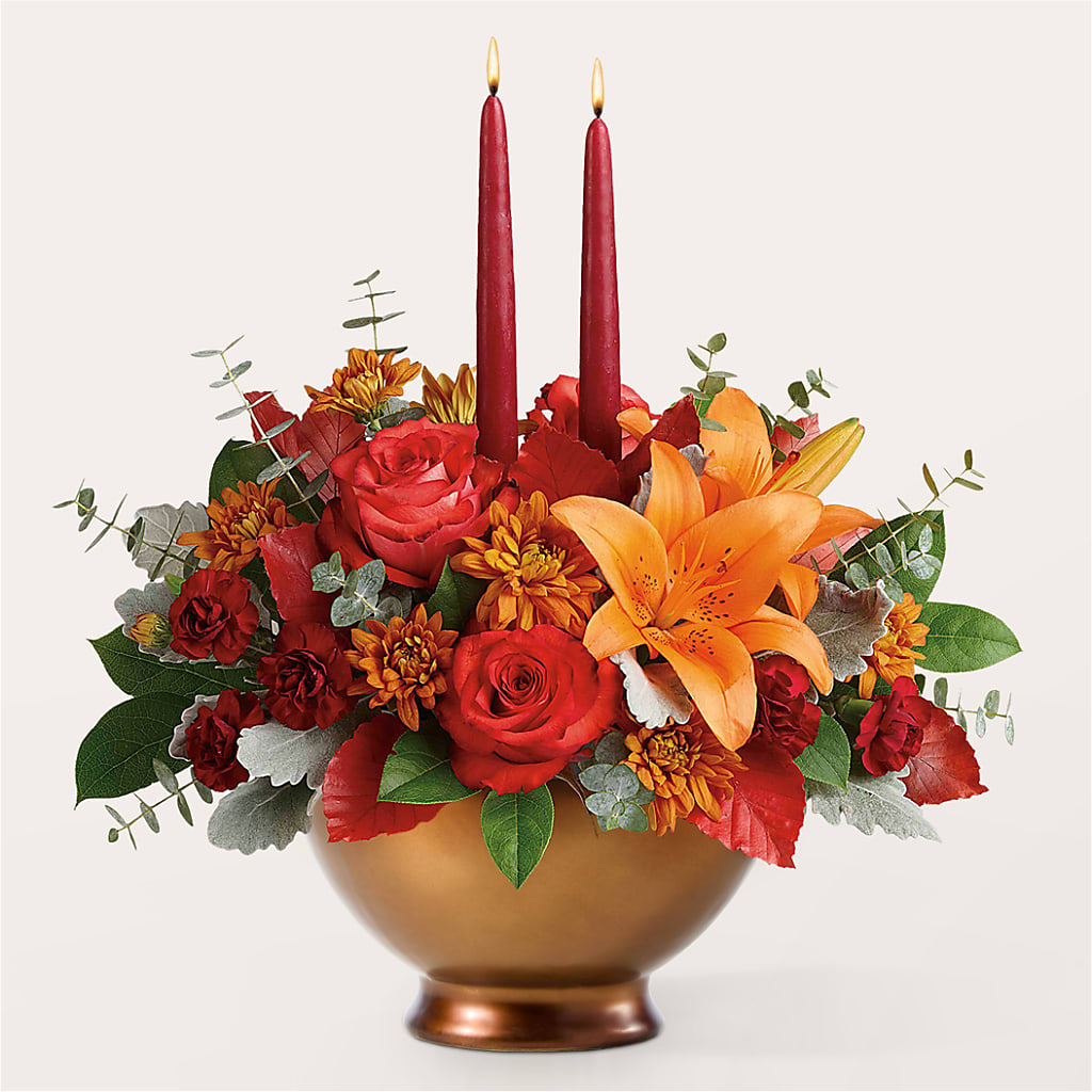 Fruits of Fall Centerpiece –  Allure Floral Boutique, Wickliffe OH