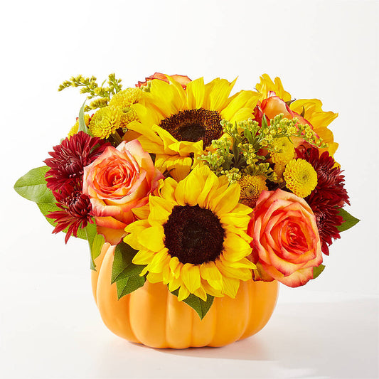 Golden Gourd Pumpkin Bouquet –  Allure Floral Boutique, Wickliffe OH