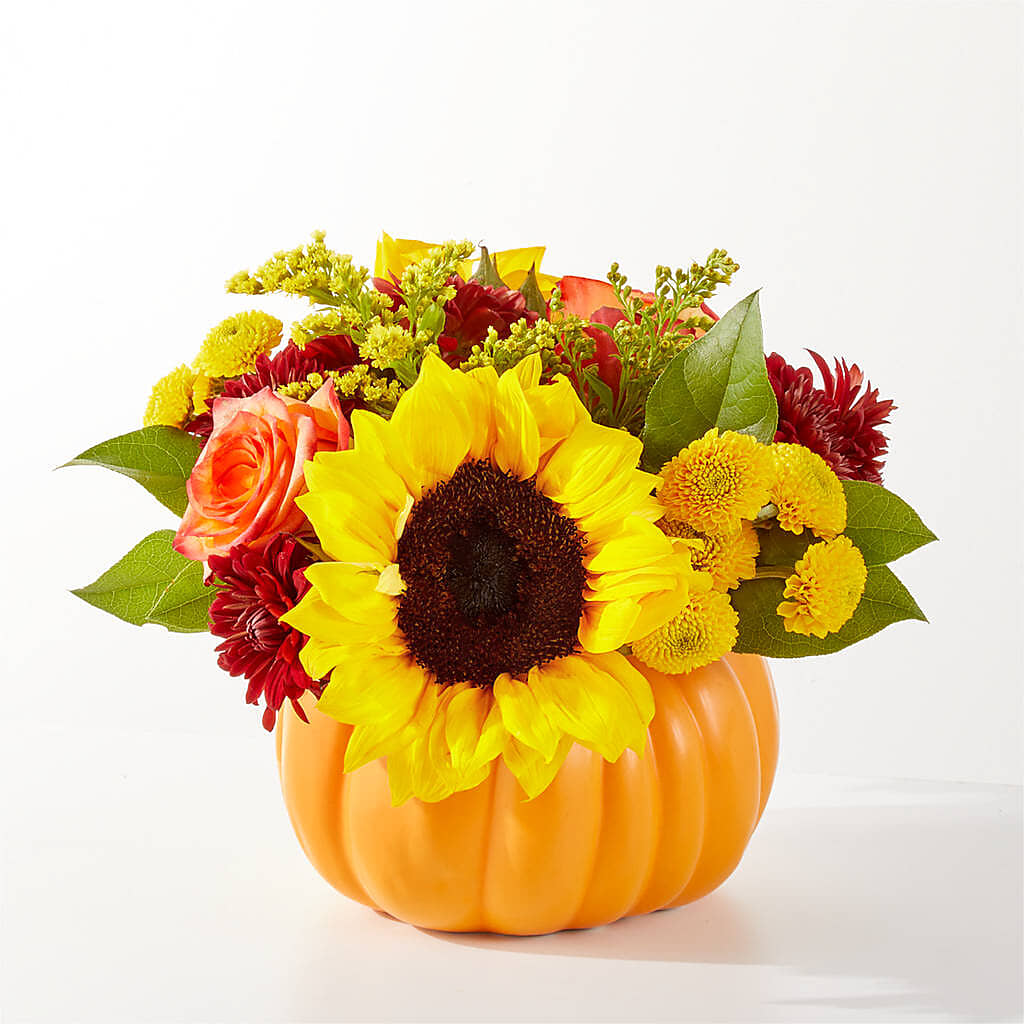 Golden Gourd Pumpkin Bouquet –  Allure Floral Boutique, Wickliffe OH