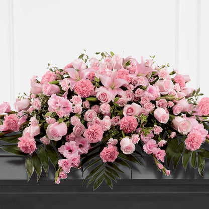 Garden of Comfort Casket Spray (Standard) –  Allure Floral Boutique, Wickliffe OH