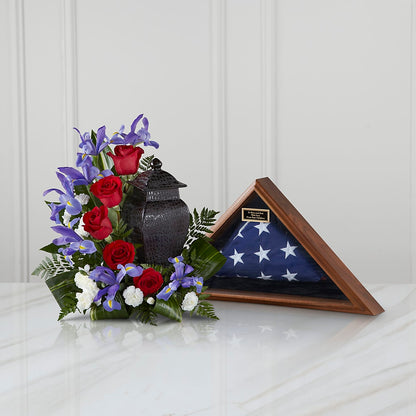 Patriotic Tribute Arrangement –  Allure Floral Boutique, Wickliffe OH