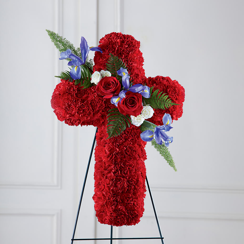 Faithful Hero Floral Cross –  Allure Floral Boutique, Wickliffe OH
