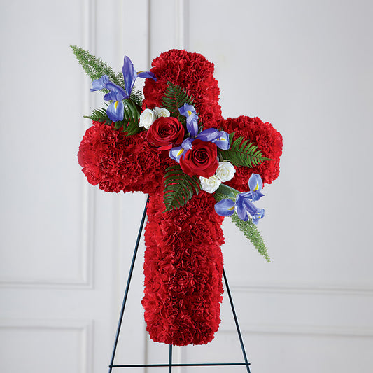 Faithful Hero Floral Cross –  Allure Floral Boutique, Wickliffe OH