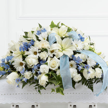 Tender Treasure Casket Spray –  Allure Floral Boutique, Wickliffe OH