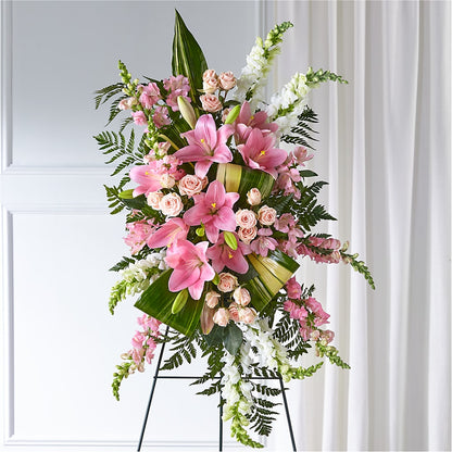 Elegant Embrace Standing Spray –  Allure Floral Boutique, Wickliffe OH