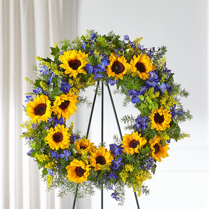 Bright Rays Wreath –  Allure Floral Boutique, Wickliffe OH