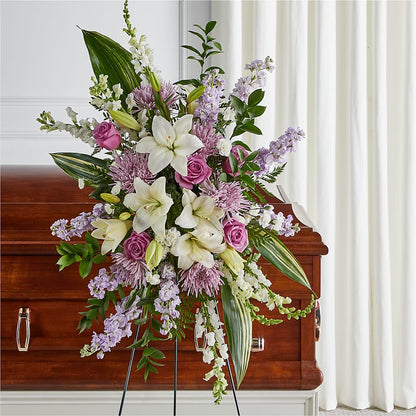 Grateful Hearts Standing Spray –  Allure Floral Boutique, Wickliffe OH