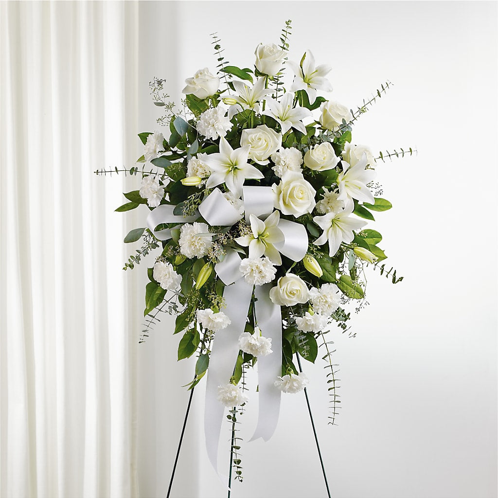 With Care Standing Spray –  Allure Floral Boutique, Wickliffe OH