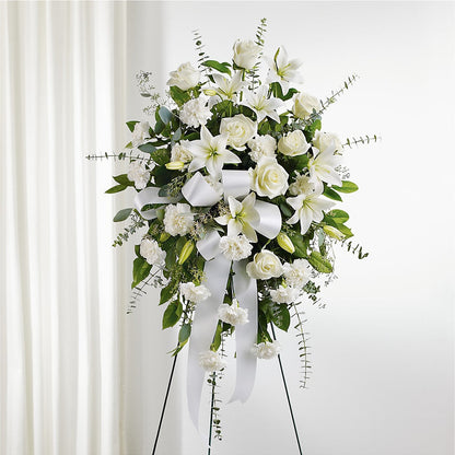 With Care Standing Spray –  Allure Floral Boutique, Wickliffe OH