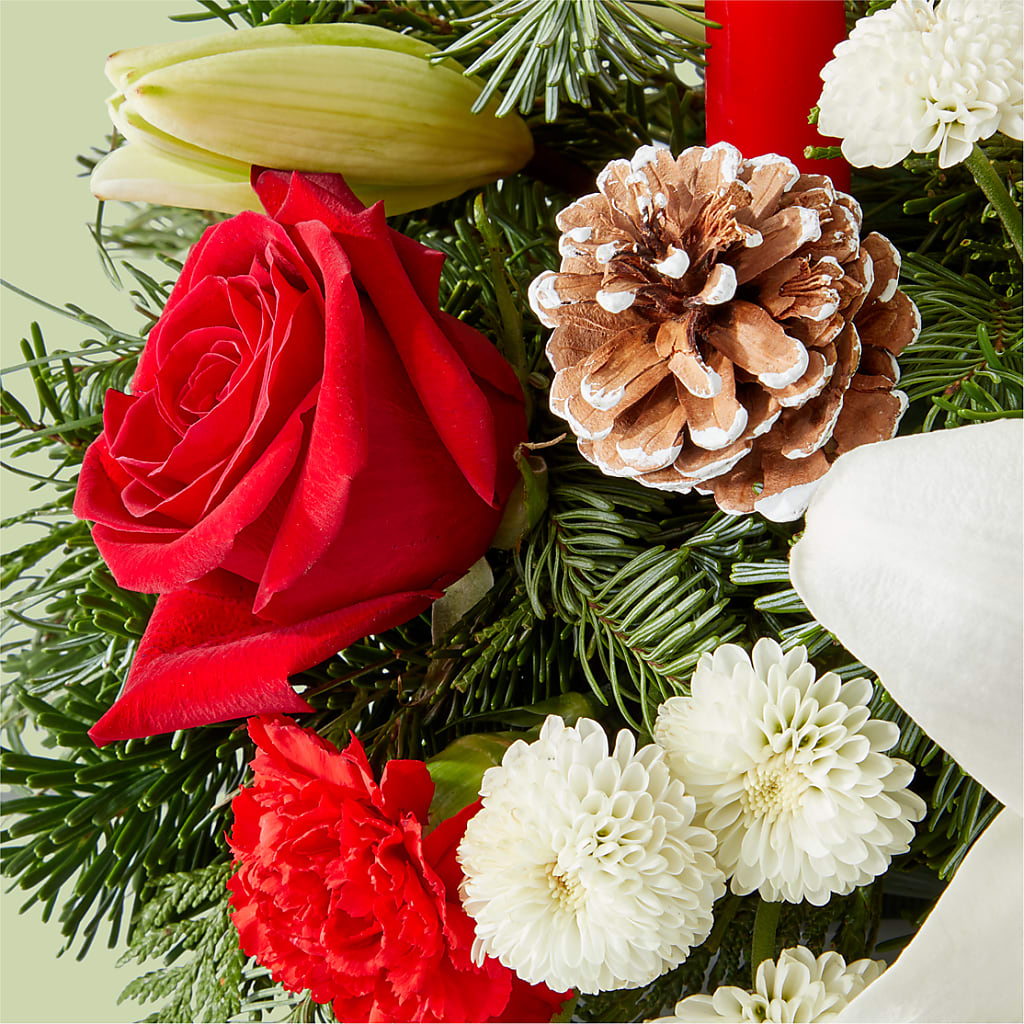 Seasonal Festivities Centerpiece –  Allure Floral Boutique, Wickliffe OH