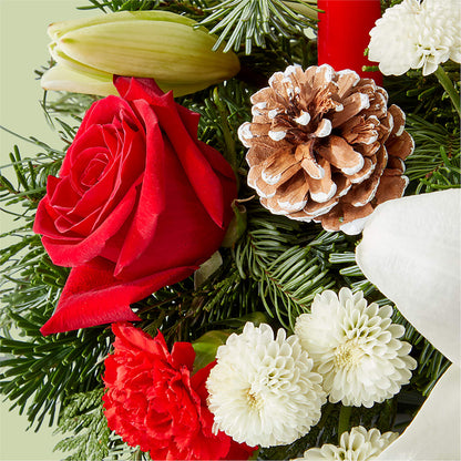 Seasonal Festivities Centerpiece –  Allure Floral Boutique, Wickliffe OH