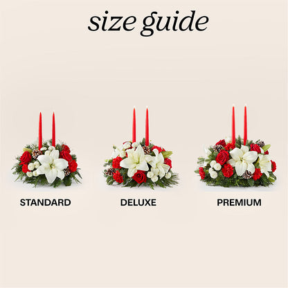 Seasonal Festivities Centerpiece –  Allure Floral Boutique, Wickliffe OH